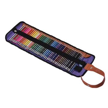 

Colored Pencils Set Watercolor Pencils Kit with Portable Slot Case Sharpener Blending Colors Soluable Drawing Sketching 48-Count