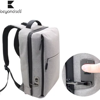 

20-35L USB Gym Bags Multi-functional Backpack Fingerprint Smart Lock Anti-theft Waterproof Double Shoulder Outdoor Sports Bag