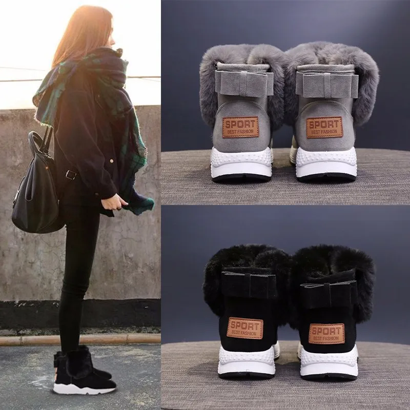 Hohner/ г.; модные зимние ботинки; женские Ботинки martin на плоской подошве с бантом; короткие ботинки; женские ботинки