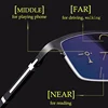 Photochromic Reading Glasses Men Progressive Multifocal Anti Blue Light Reading Glasses TR90 Hyperopia Presbyopia Glasses 2