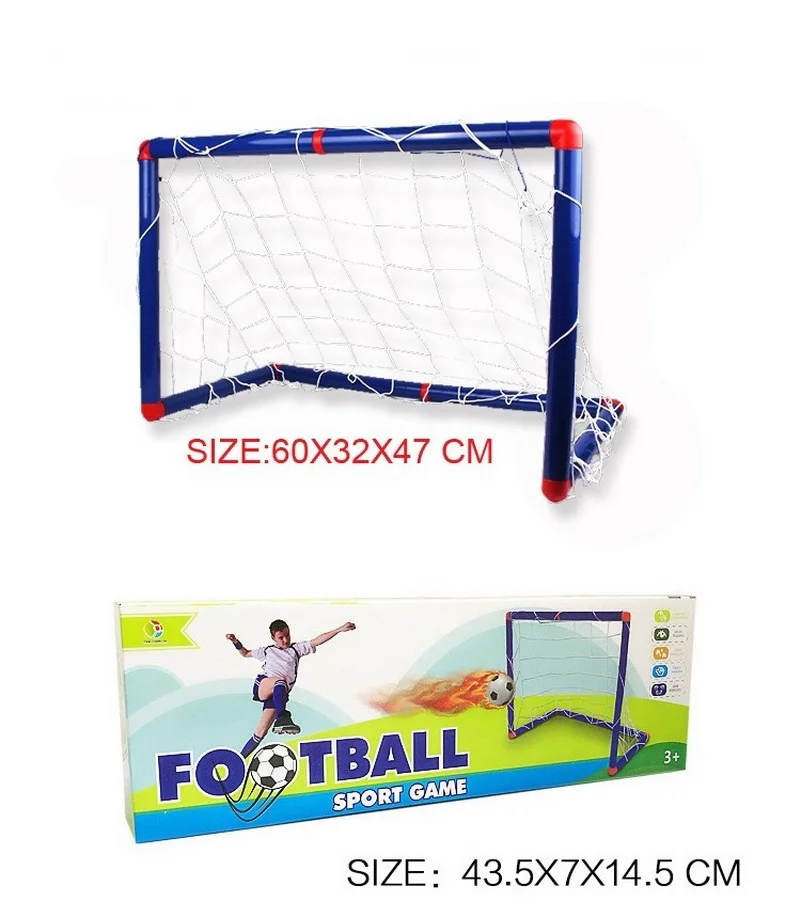Children Sports Soccer Goals with Ball and Pump Practice Scrimmage Outdoor Game Football Gate diy Football Net Door