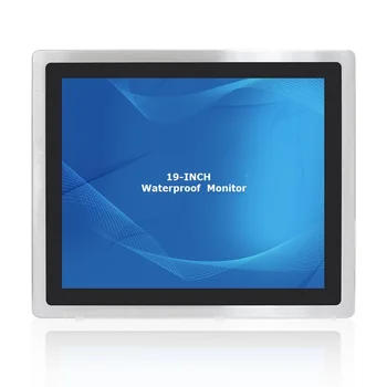 

19" Waterproof Monitor, with Touchscreen, VGA And HDMI Inputs, Grade 304 Stainless Steel Enclosure, Support OEM/ODM