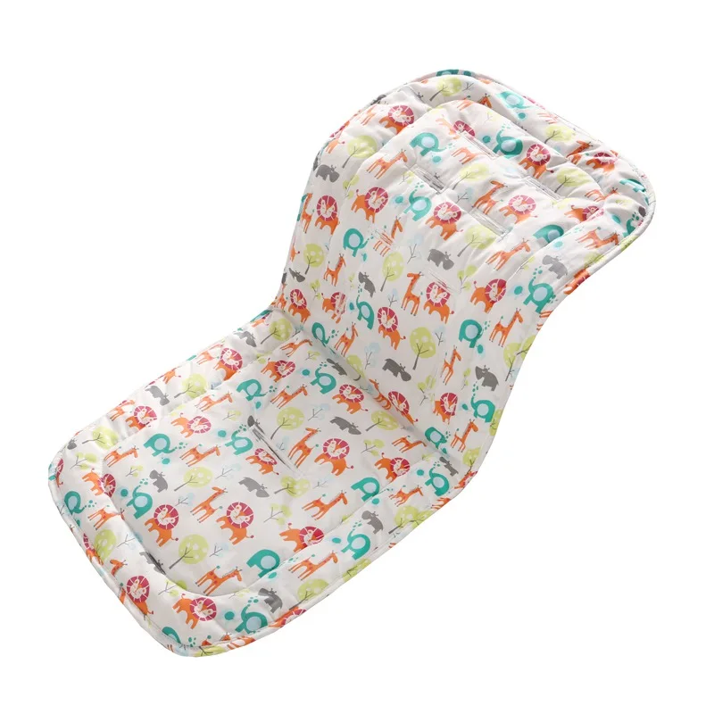Хлопковое детское сиденье, подкладка для коляски, подкладка для младенца, Цветочный Коврик, дышащее автомобильное сиденье, высокий стул, коляска, подушка, подушка - Цвет: As the picture