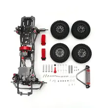 1/10 RC Car Frame Kit CNC Aluminum Alloy Car Frame Set for SCX10 AXIAL RC Crawler Climbing Car DIY Parts & Accessory 1/10 RC Car Frame Kit CNC Aluminum Alloy Car Frame Set for SCX10 AXIAL RC Crawler Climbing Car DIY Parts & Accessory
