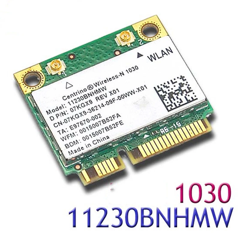 Беспроводная карта адаптера с Bluetooth 3 0 300 Мбит/с 2 4 ГГц половиной Mini PCI-E для Intel 1030