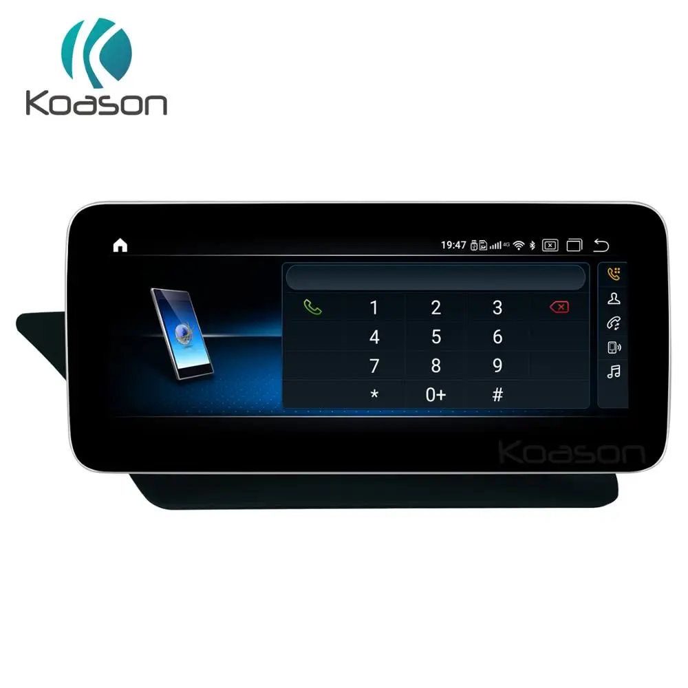 Koason Android 9,0 Qualcomm 10,25 дюймовый экран Автомобильный gps навигатор для Mercedes Benz E Coupe C207 A207 Автомобильный мультимедийный игровой