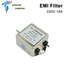 1 шт. сетевой фильтр EMI однофазный фильтр питания HONGDA AC 115 В/250 в 10 А 50/60 Гц