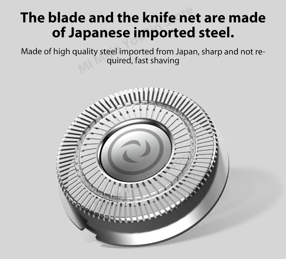 Xiaomi mijia SO WHITE 3D intelligent control razor intelligent anti-pinch USB fast charge IPX7 wet and dry dual-use smart lock (8)