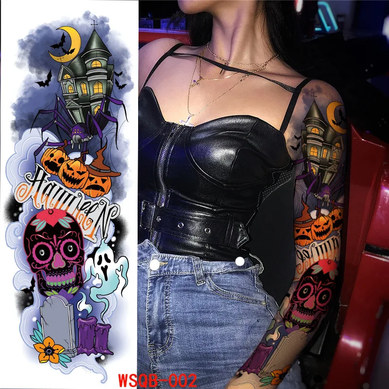

Waterproof full-arm Temporary Tattoos, suitable for men and women