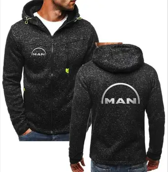 

2018 Brand Winter Hoodies For Men MAN Truck Car Brand Logo man Zipper Coat SCANIA Hoodies & Sweatshirts fleece Jacket