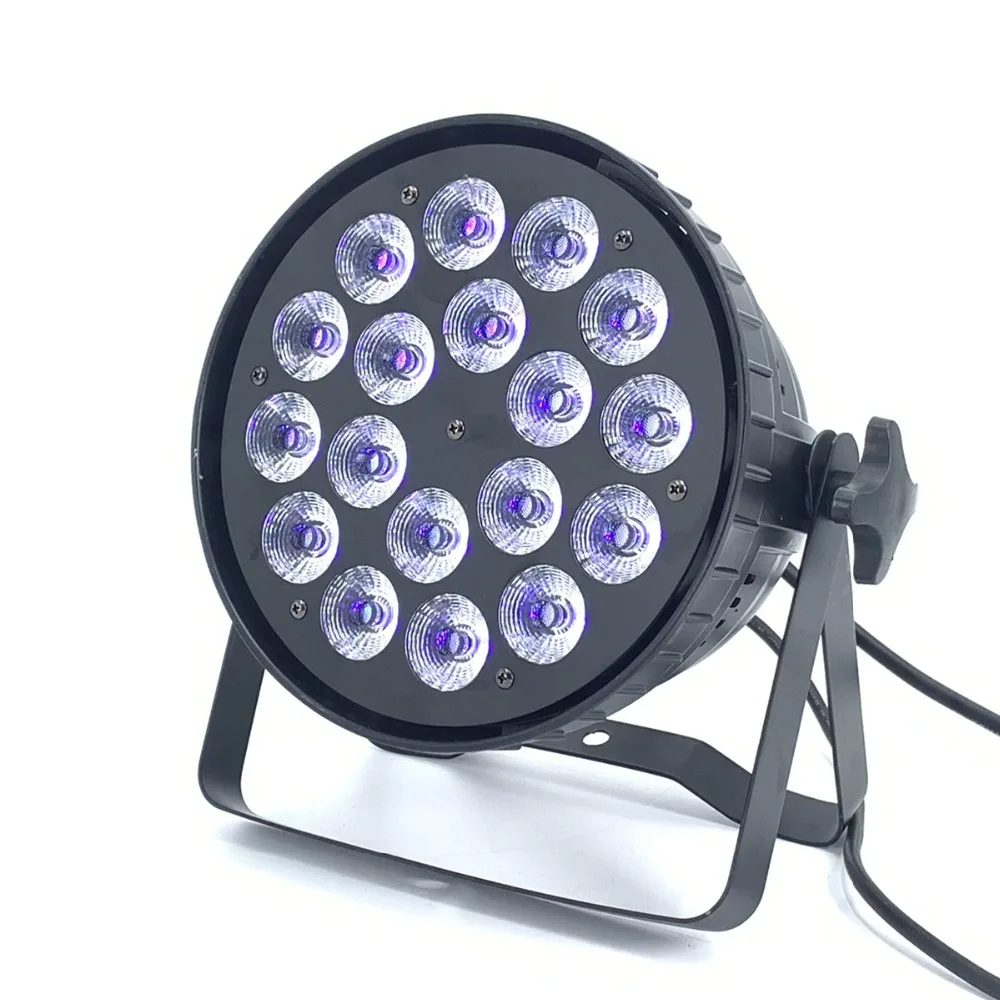 18x12 Вт RGBW 18x18 Вт RGBWA UV Led Par Светильник DMX сценический светильник s деловой светильник s Профессиональный плоский Par может для вечерние дискотеки KTV