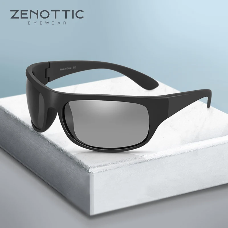 ZENOTTIC Men's Sport Polarized Sunglasses TR 90 Driving Shades UV400