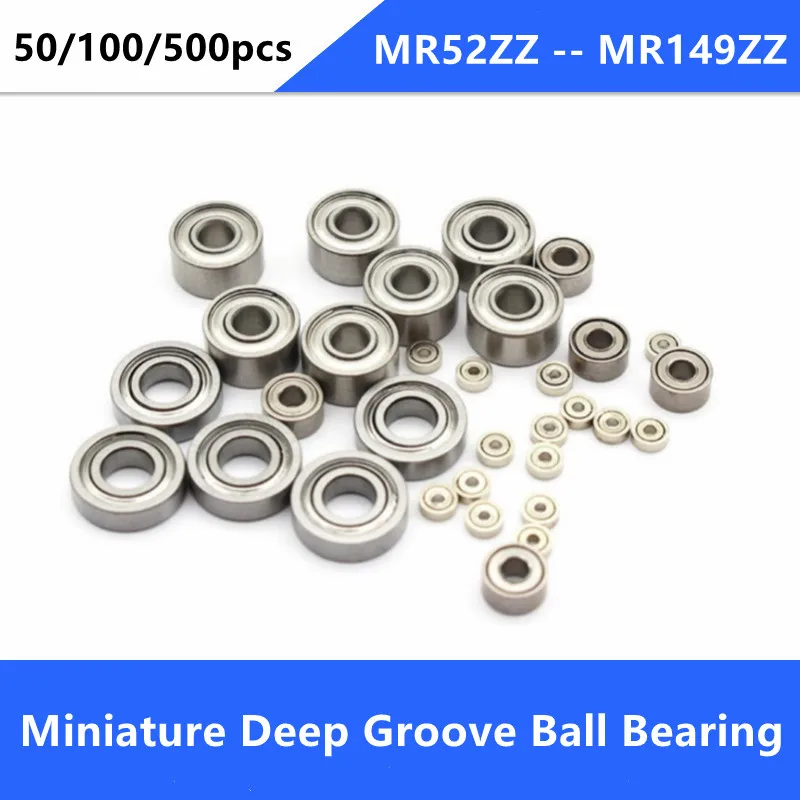 50/100/500pcs wholesale bearings MR52/62/63/72/74/83/84/85/95/104/105