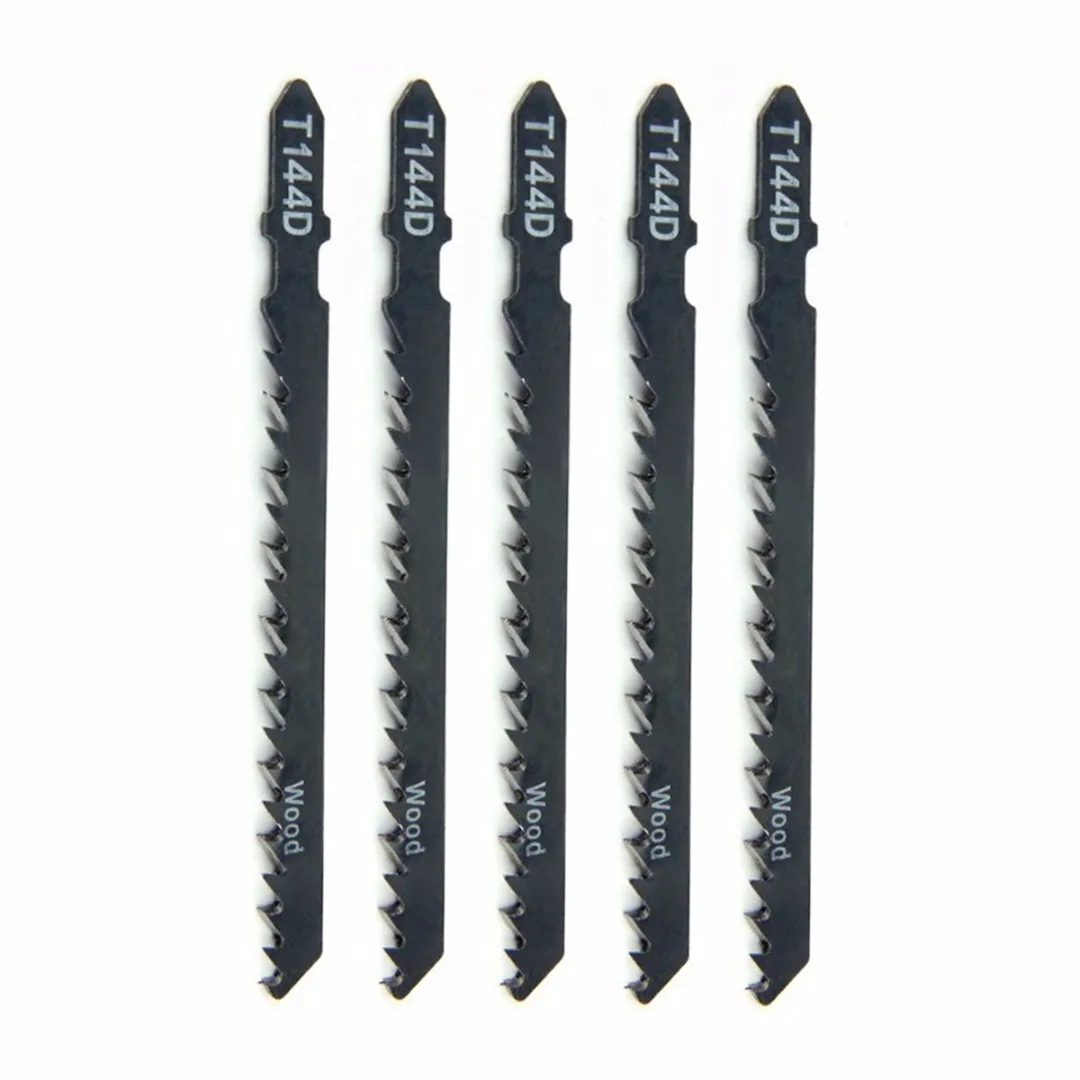 DWZ 5pcs New T144D Jigsaw Blades Wood Cutter For Bosch Dewalt Hitachi Makita Festool