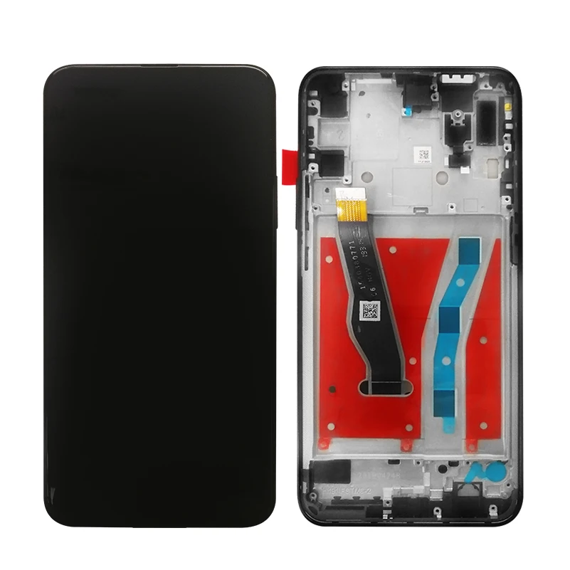 Black With Frame 6,5" ЖК-дисплей для huawei Y9 Prime ЖК-экран для huawei Y9 Prime ЖК-экран - Цвет: Black With Frame