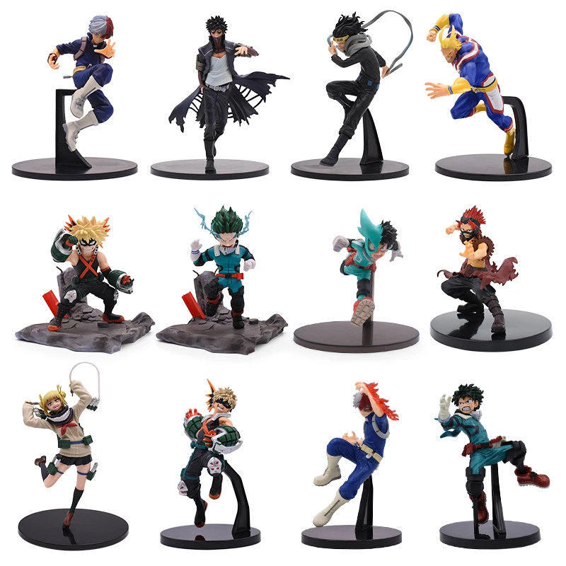 Anime Mijn Hero Academia Pvc Action Figure Smack Izuku Midoriya Shouto Todoroki Beeldje Collectible Model Pop Speelgoed Voor Kinderen