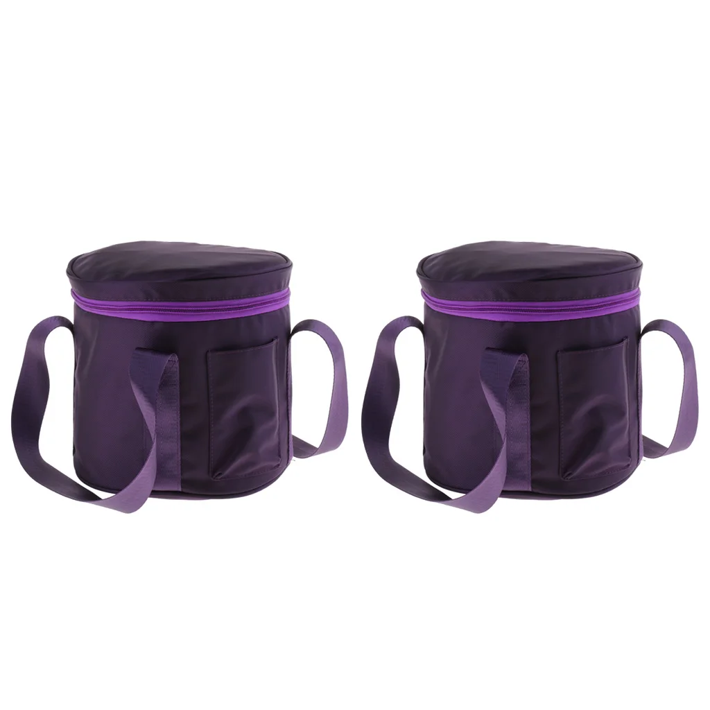 

2x Crystal Singing Bowl Thicken Carrier Case Bag for 8inch Singing Bowl Protector Carrying