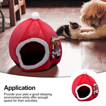 

1pc Adorable Pet Sleeping Bed Soft Comfortable Chic Pet Pad Pet Beds Cat Supplies for Kitten Pet Cat