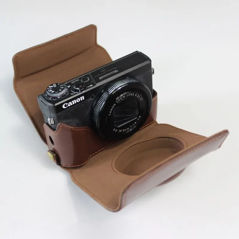 Сумка на плечо из искусственной кожи для Canon Powershot G7X Mark 2 G7X II G7X2 G7X3