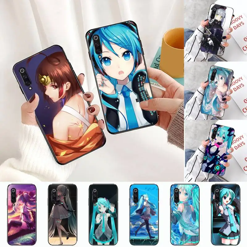 

Anime Girl Hatsune Miku Phone Case For Xiaomi Mi A1 A2 5 6 6PLUS 8 9 SE Lite MIX 2 2S MAX 2 3 Pocophone F1