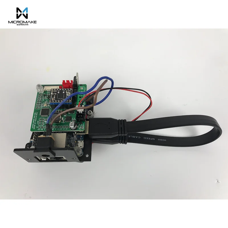 Micromake 3d принтер L4 diy части 3d принтер - Цвет: Part 5