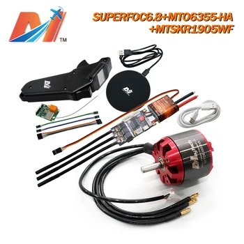 

Maytech fully waterproof remote MTSKR1905WF and Upgraded VESC50A SUPERFOC6.8 based on VESC6.0 and 6355 6365 motor Esk8 Kit