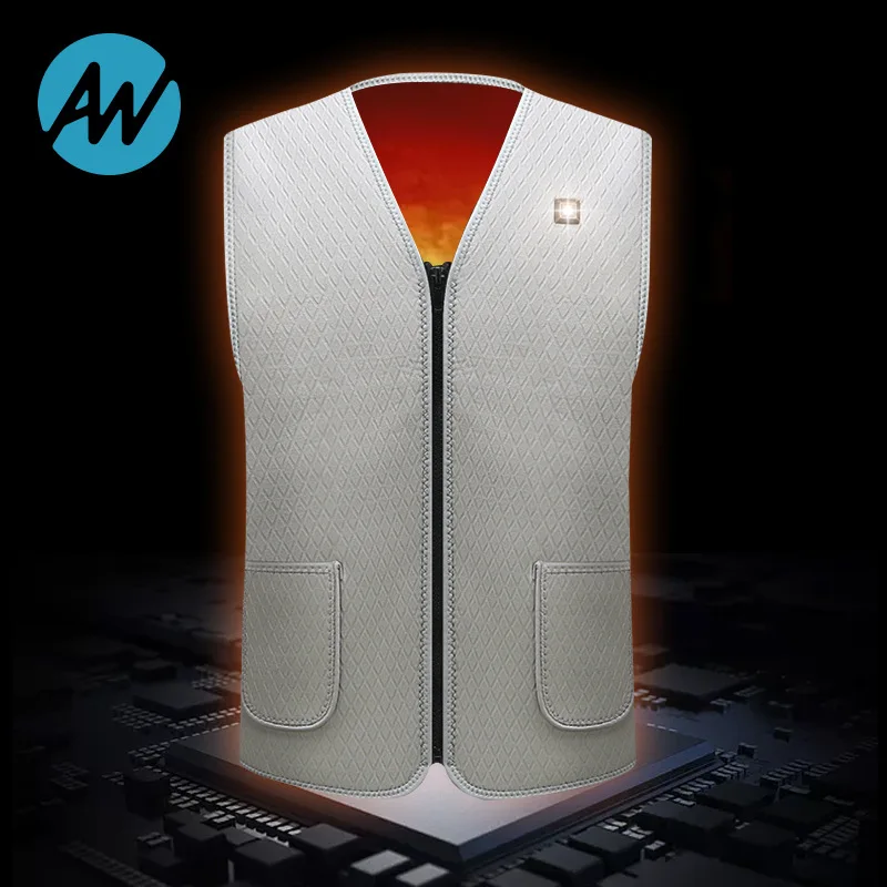 

Customizable Charging Self-heating Vest Heating Warm Waistcoat Smart Fever Cotton Vest-USB Charging Heating Waistcoat