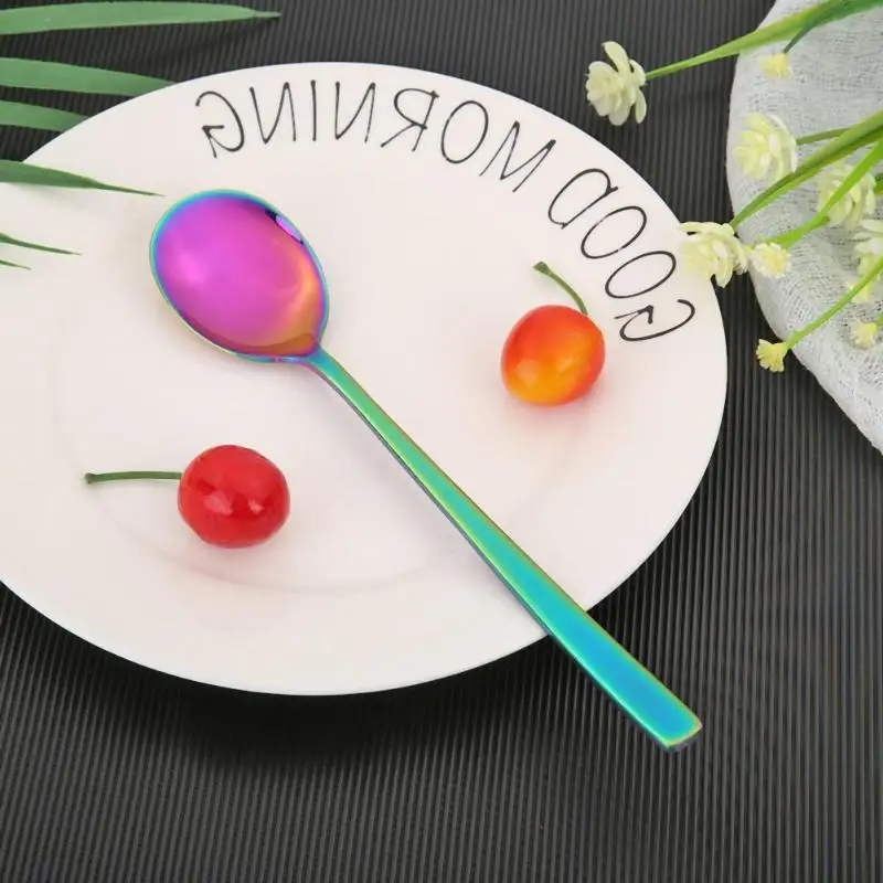 Нержавеющая сталь Студенческая уличная ложка для пикника Flatware столовая посуда кухонные гаджеты Кемпинг Альпинизм Основные аксессуары