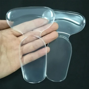 

Silicone Gel Heel Sticker Soft T Shape Shoe Cushion Heel Sticker Wear Proof Anti Slip With Thicken Cushion Foot Care Transparent