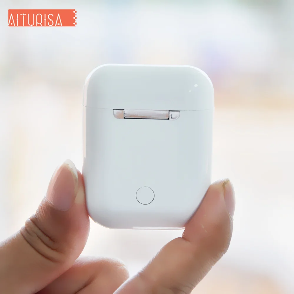 

i19 TWS Wireless Earphone Bluetooth 5.0 Headphones1:1 With Charging Case earbuds For mobile phone with good chip pk i12 i16 i20