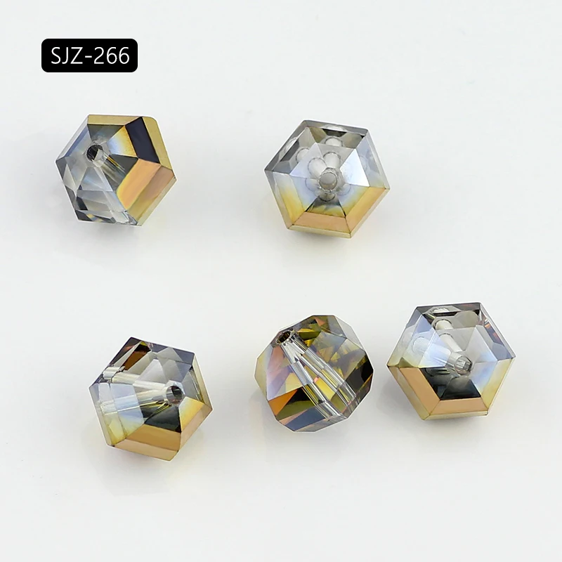 Top Quality 12mm Austrian Beads AB color plating Loose bead bracelet Jewelry Making Accessories DIY - Цвет: SJZ 266 12MM