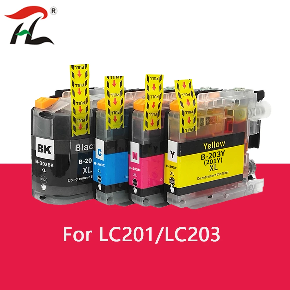 

LC201XL LC203 C201 LC203 XL Ink Cartridge for Brother MFC J460DW J480DW J485DW MFC-J680DW MFC-J880DW MFC-J885DW J5520DW Printer
