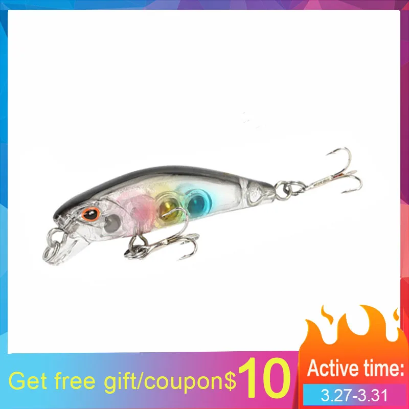 Рыболовная Приманка minnow приманки 45mm3.35g погружение 0 3-0 6 m твердая приманка isca