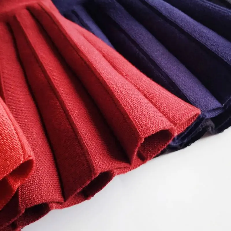 Baby Toddler Children's Clothing School Girls Knit Skirt Bottoming Princess Pleated Skirts For Kids Children Clothes