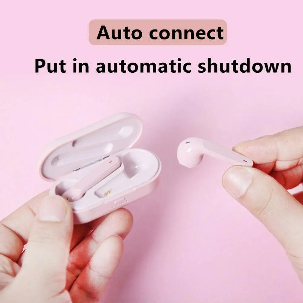 Bluetooth Wireless Headset HiFi Bass Earphones TWS Sport Earbuds for iPhone Android Samsung Note 10 9 8 LG Motorola E G