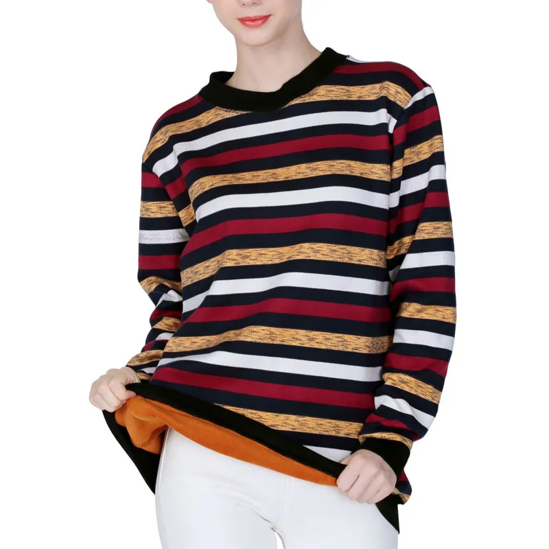 Осенне-зимние женские флисовые толстовки 5xl 6xl 7xl 8xl бюст 145-160 см полосатая Женская толстовка больших размеров