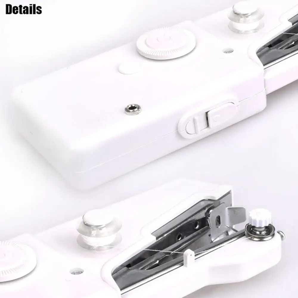 Household portable mini hand sewing machine fast sewing needle needle cordless clothing fabric electronic pocket sewing machine