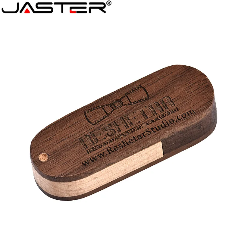 JASTER 10 шт. бесплатный логотип двухцветная деревянная комбинированная ручка драйвер usb флеш-память USB 2,0 4 ГБ/8 ГБ/16 ГБ/32 ГБ/64 Гб USB флеш-накопитель