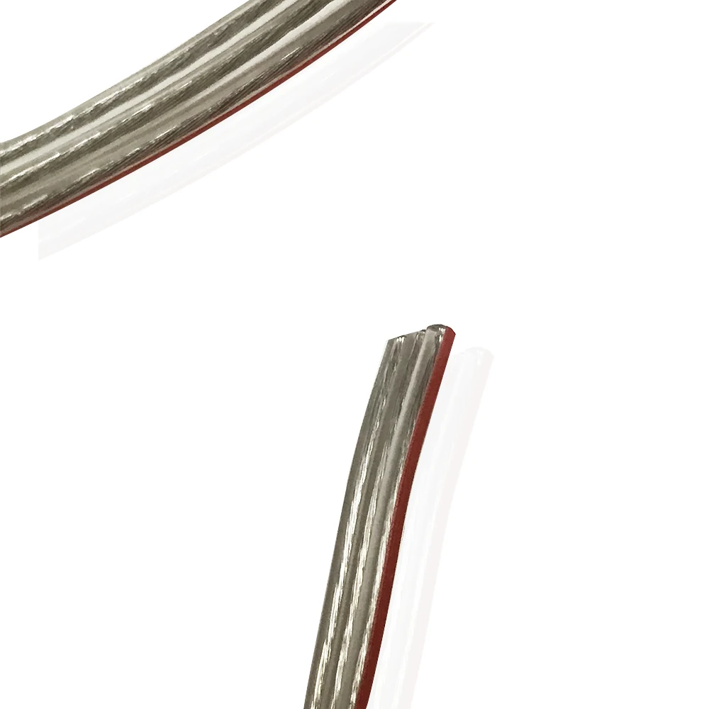  Transparent Power sheath Cord Wire 3pin 17 strands copper Cable OD 1.8mm positive and negative insu - 4000300906174