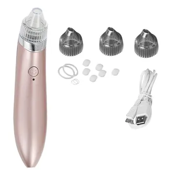 

Portable Ultrasonic Vibration Electric Blackhead Vacuum Suction Remover Clean Skin Pore Beauty Instrument Face Pore Spot Cleaner