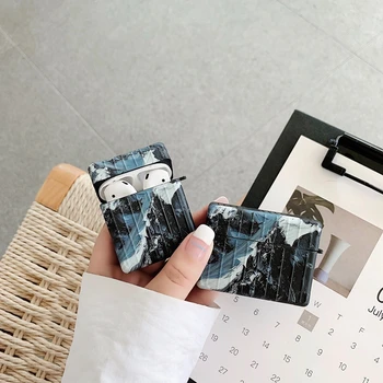

Fashion INS Snow Mountain Earphone Case for Apple Airpods 3 2 Headphone Charging Box Cases Cartoon for Air pods Pro Cover Capa