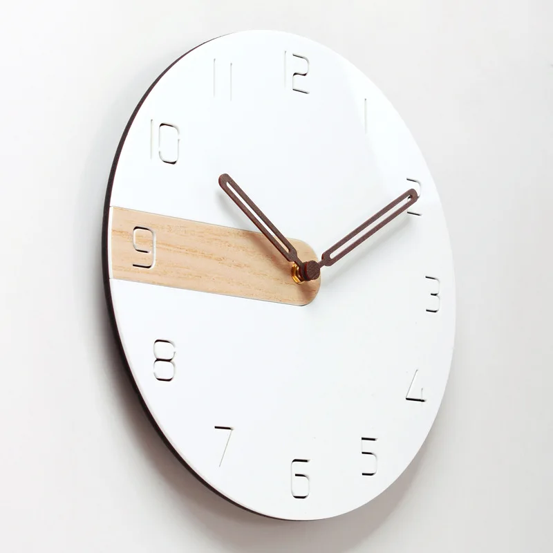 30 см современный дизайн в скандинавском стиле настенные часы бесшумные кварцевые часы украшение дома гостиная кухня отель настенные часы