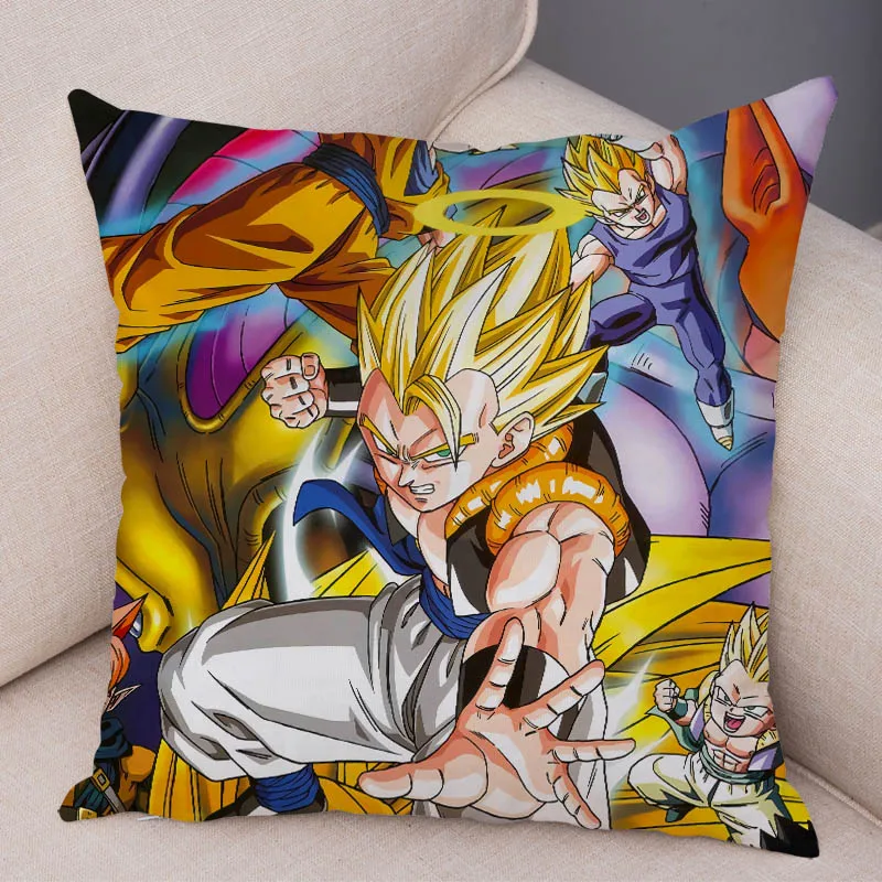 Мультфильм Супер Saiyan Dragon Ball Z наволочка для дивана Наволочка на подушку супер мягкий короткий плюшевый Декор Япония наволочка с аниме - Цвет: 22