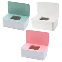 

Baby Wipes Dispenser Tissue Napkin Case Holder Mouth Mask Storage Box Three-Layer Seal Design Non-Slip Container