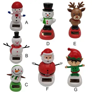 

Popular Powered Dancing Animal Swinging Dancer Decor Snowman Christmas Solar Solar Energy Automatic Swing Sun Flower