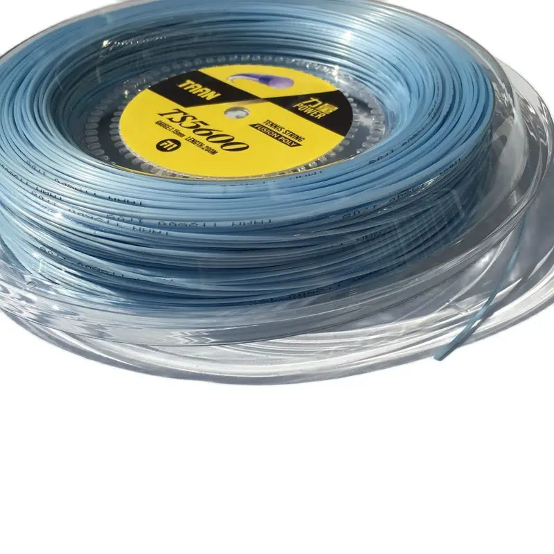 Tennis accessories, TAAN TS5600 power polyester hard-line strings, tennis strings, 1.15mm tennis racket string, 200M big banger, 1 Reel