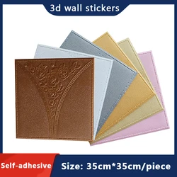 New Design Waterproof Self-Adhesive Wallpaper Vinyl 3D Wall Sticker Bathroom Kitchen Bedroom Living Room Decoration Sticker