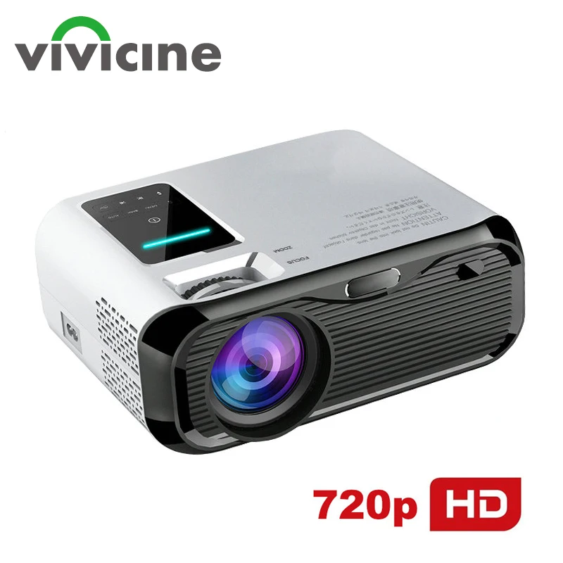  VIVICINE Newest 720p Portable LED ProjectorOption Android Handheld HDMI USB Home Theater Video Game