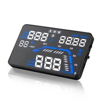 

Q7 5.5" Multi Color Auto Car HUD GPS Head Up Display Speedometers Overspeed Warning Dashboard Windshield Projector Universal