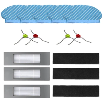 

Vacuum Filters Side Brushes Set For Ecovacs Deebot OZMO 920 950 Vacuum Cleaner Parts Household Cleaning Supplies